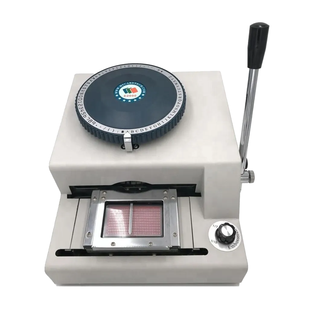 Okoboji ID Card PVC Embossing Machine EM PVC
