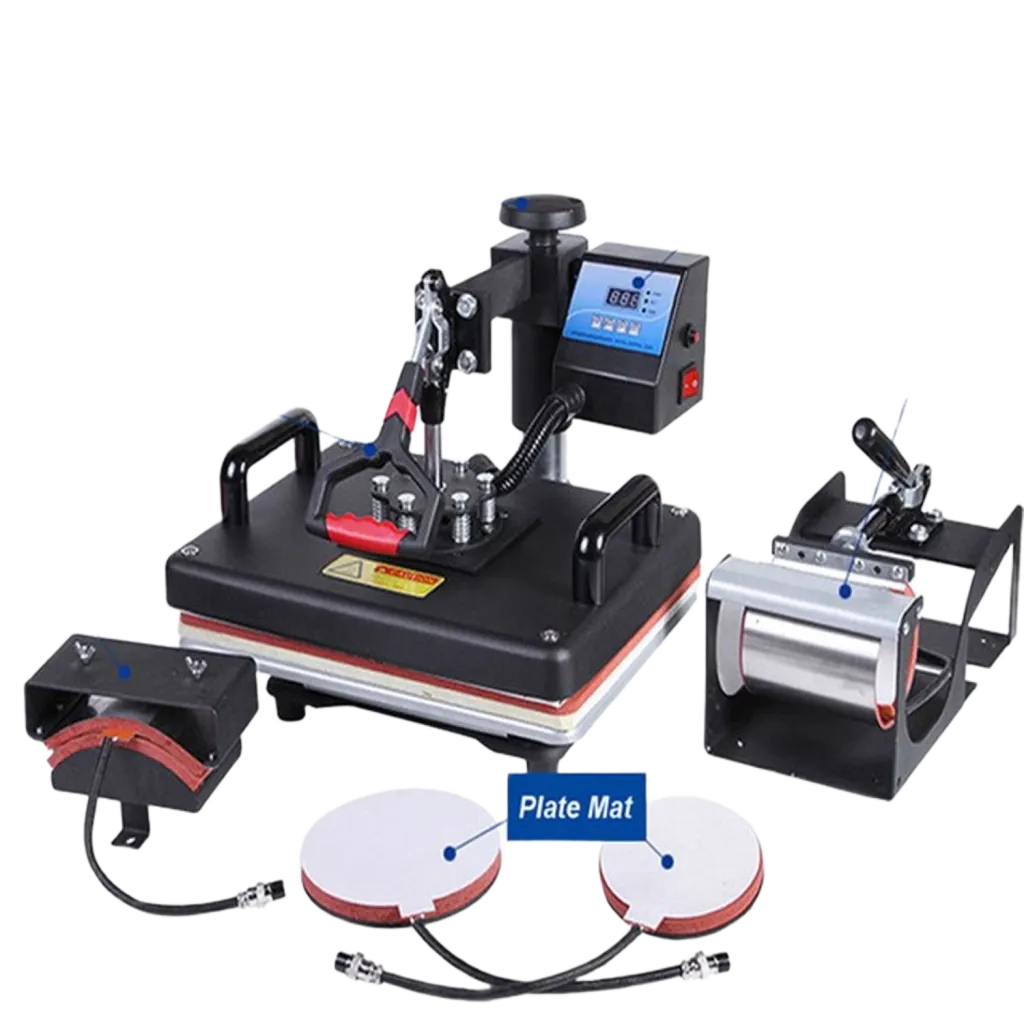 Okoboji Sublimation Combo Heat Press 5in1