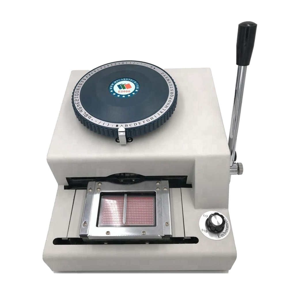 Okoboji ID Card PVC Embossing Machine EM PVC