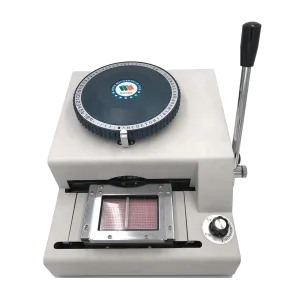 Okoboji ID Card PVC Embossing Machine EM PVC