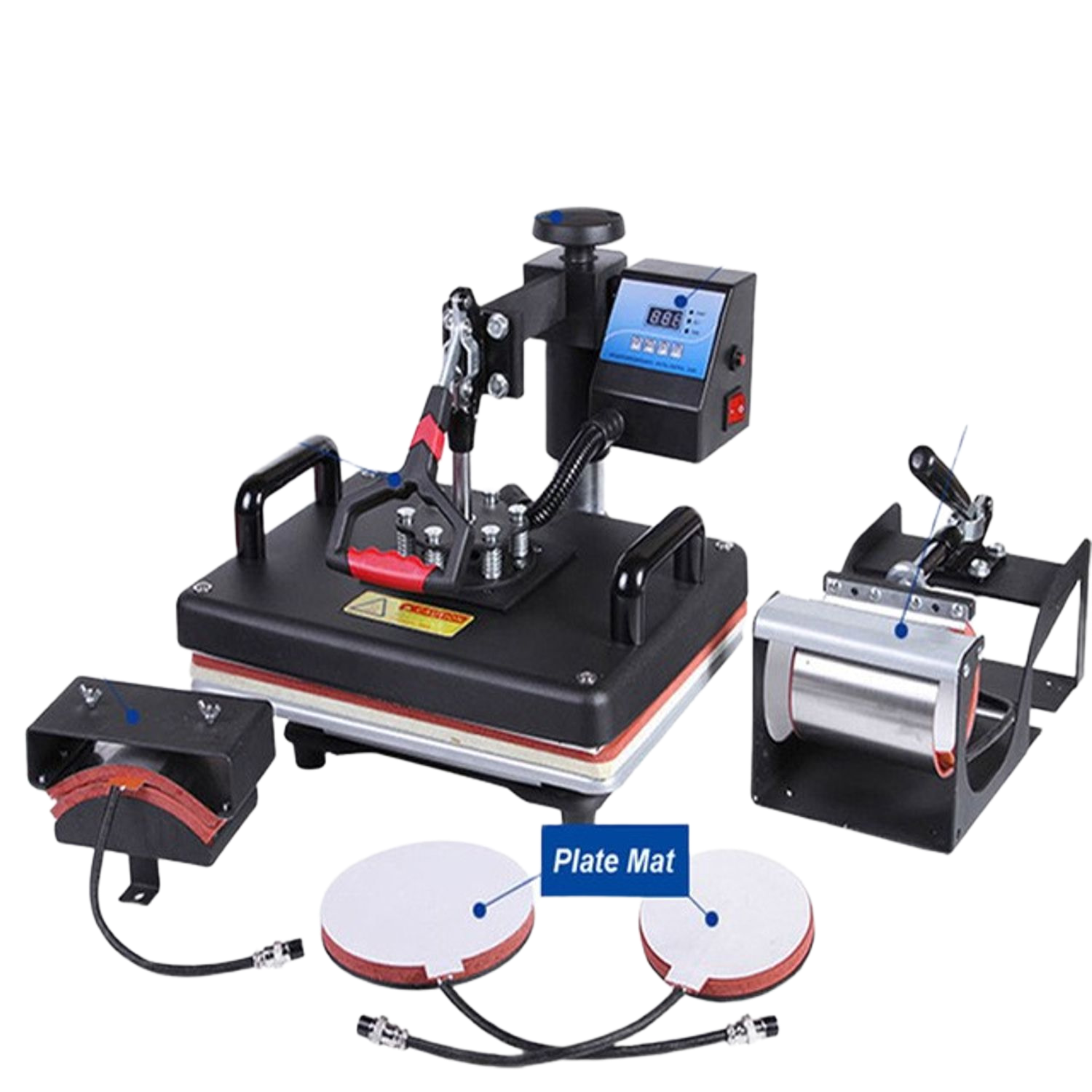 Okoboji Sublimation Combo Heat Press 5in1