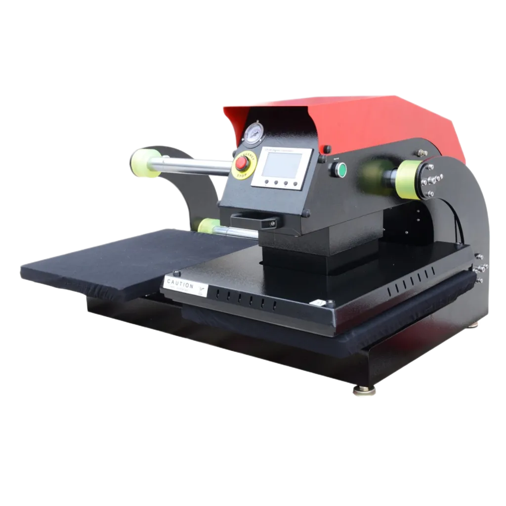 Okoboji Sublimation Heat Press Dual Station Pneumatic
