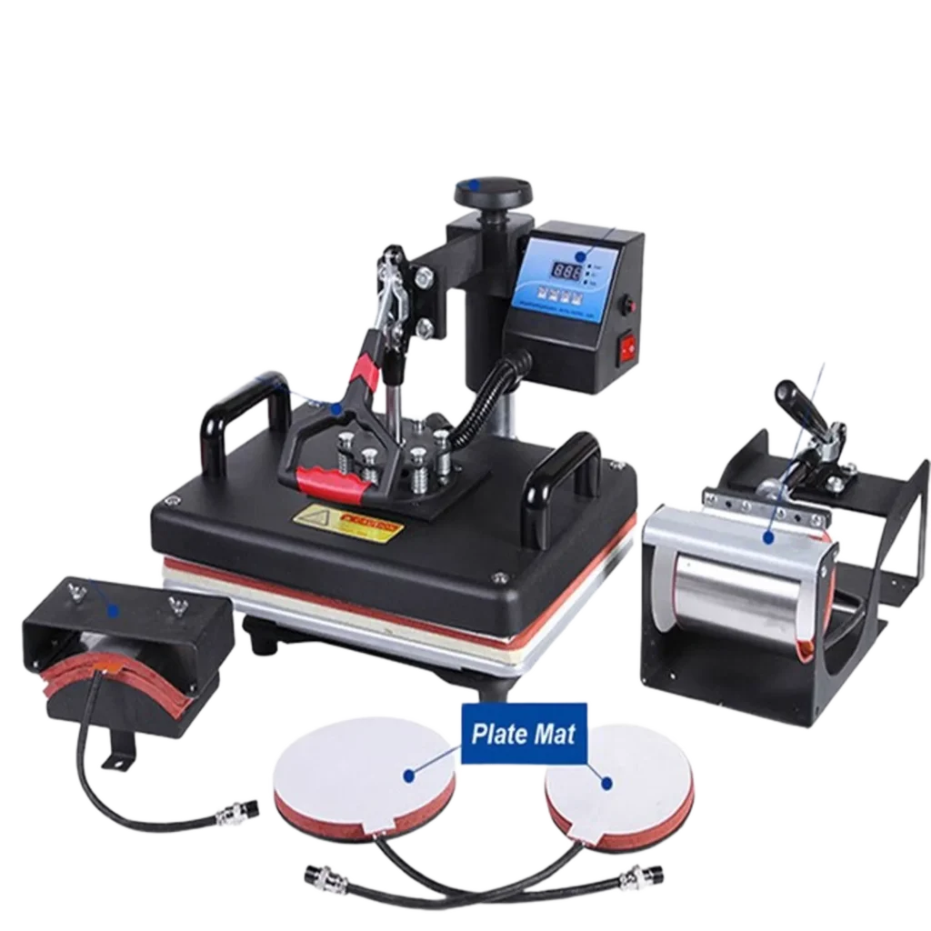 Okoboji Sublimation Combo Heat Press 5in1