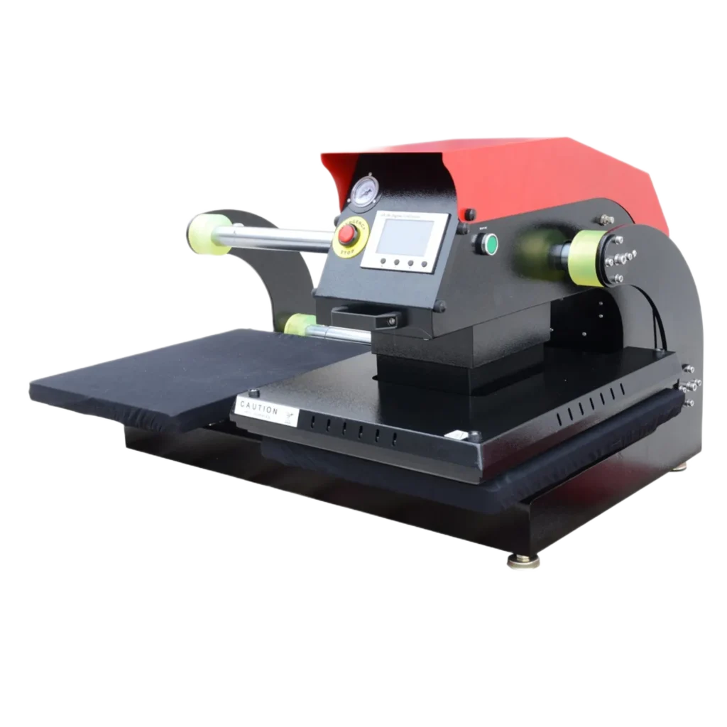 Okoboji Sublimation Heat Press Dual Station Pneumatic